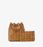  Túi Nữ MCM Drawstring Medium Bag 'Cognac' 