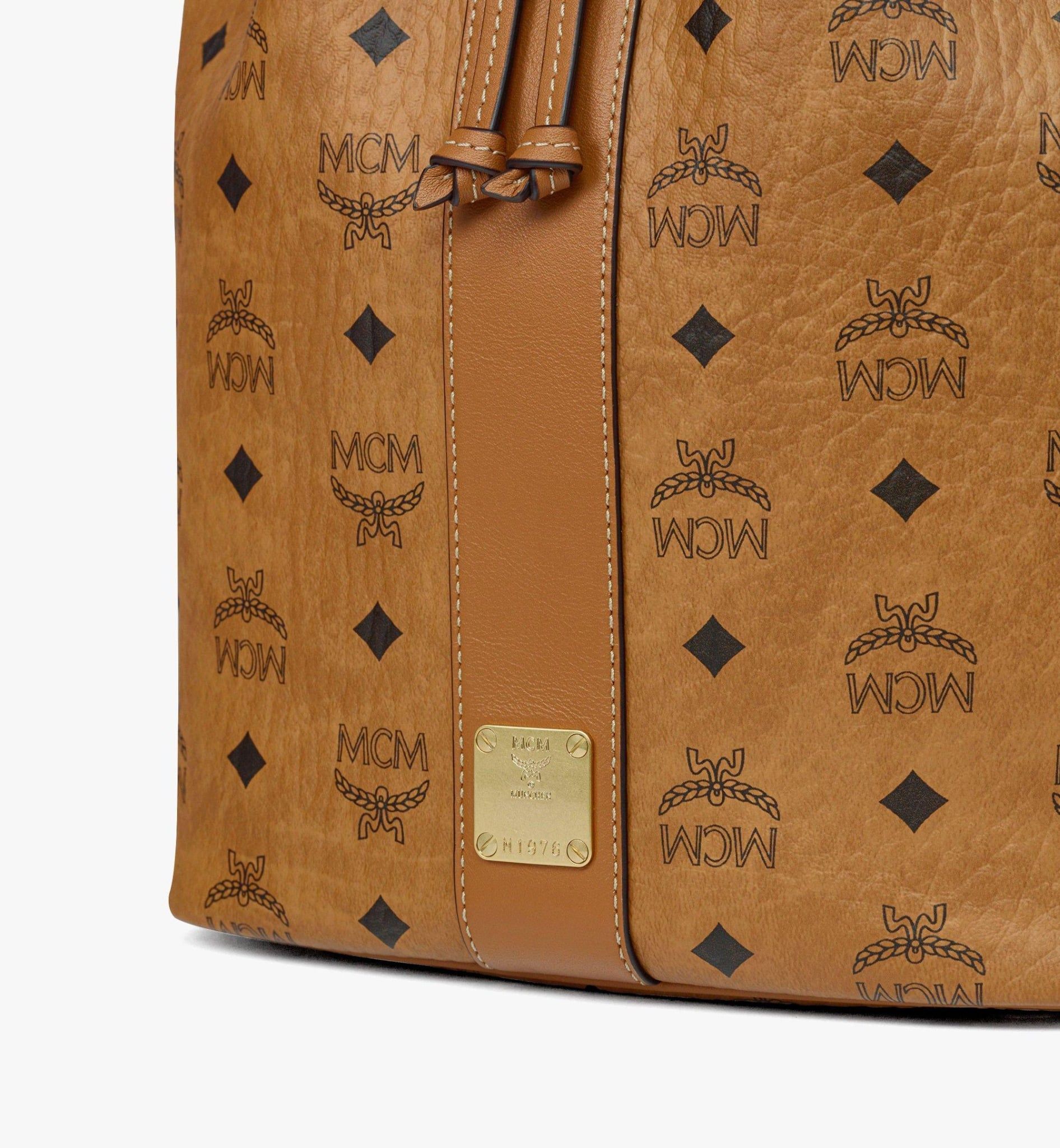  Túi Nữ MCM Drawstring Medium Bag 'Cognac' 