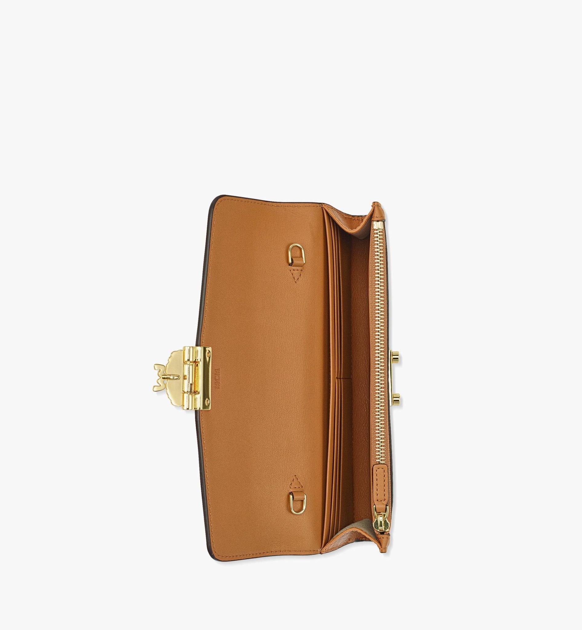  Túi Nữ MCM Tracy Wallet On Chain 'Cognac' 