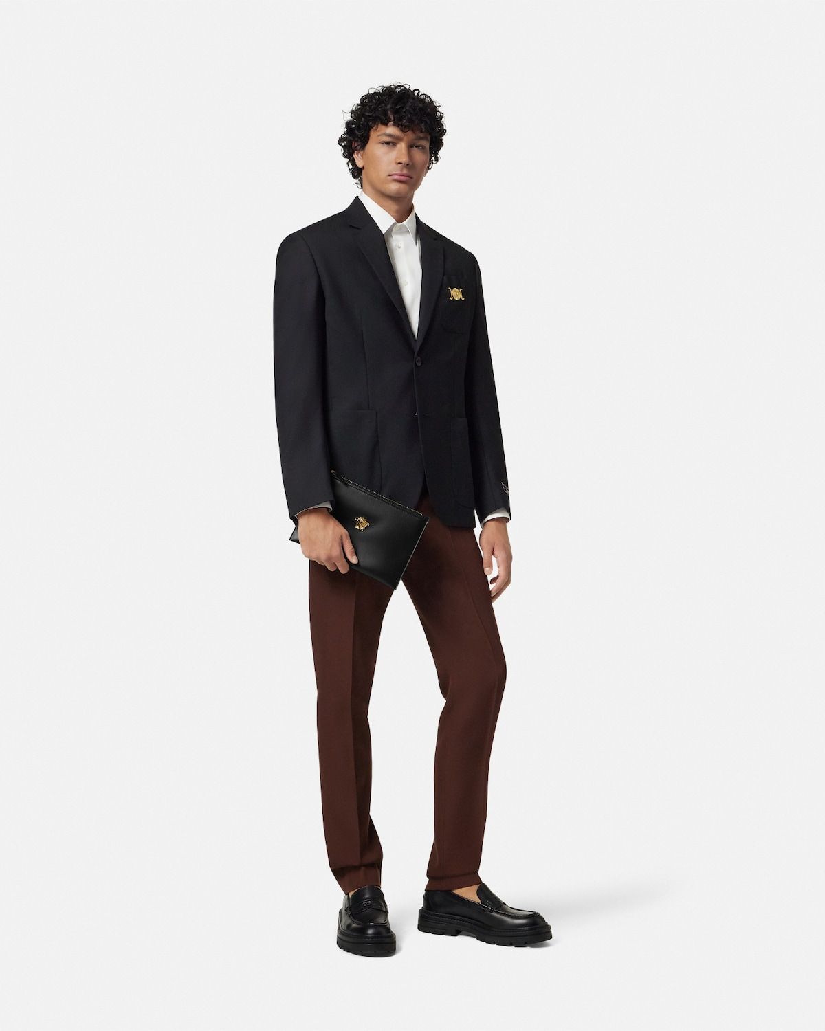  Túi Versace La Medusa Pouch 'Black' 