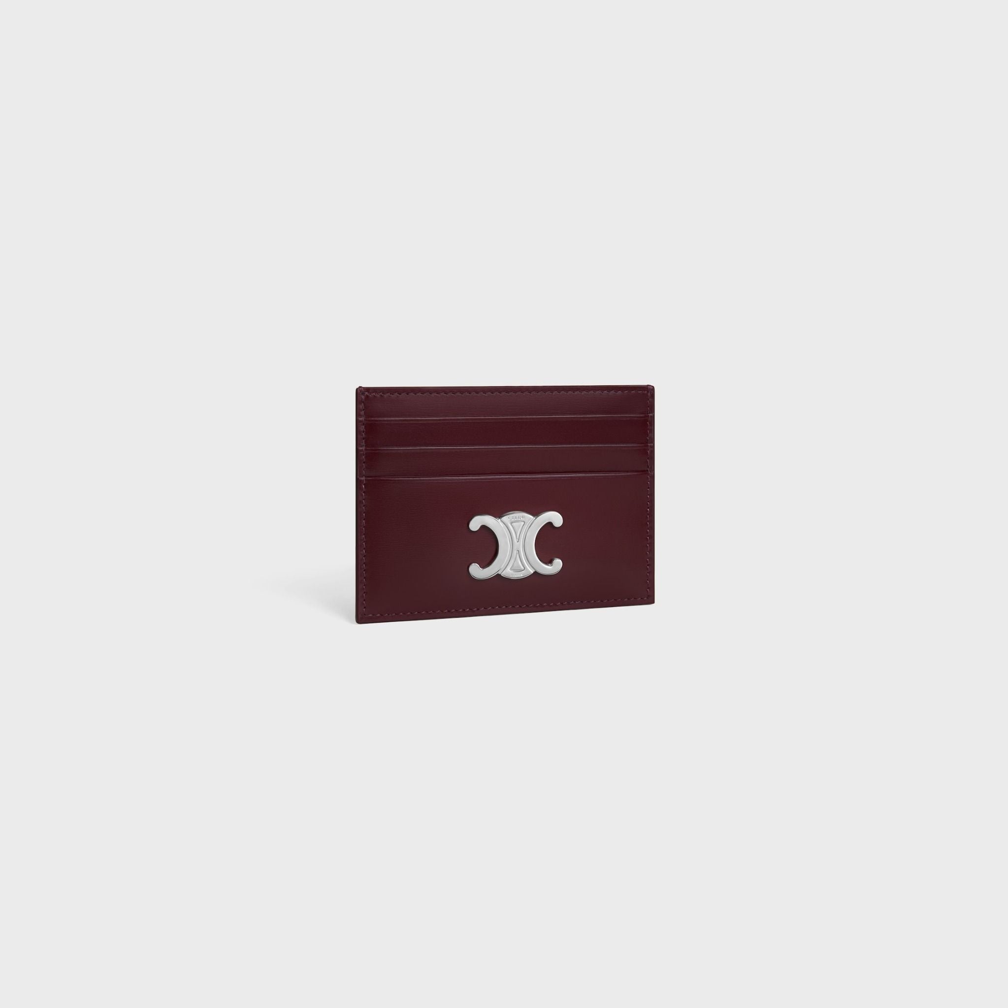  Ví Celine Card Holder Triomphe 'Burgundy' 