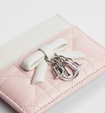  Ví Dior Freesia Card Holder 'Rose Soupir' 