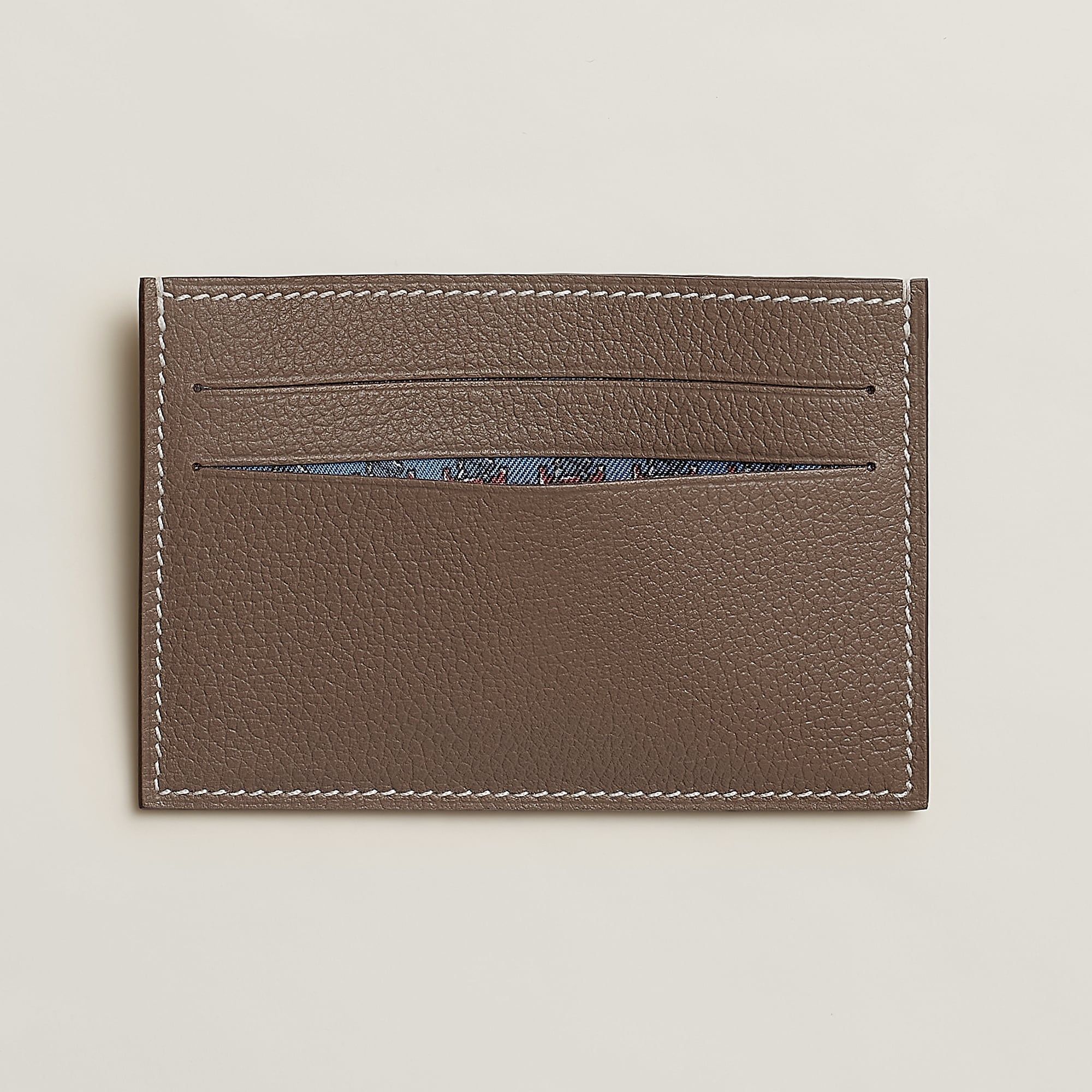  Ví Hermes Citizen Twill Card Holder 'Étoupe' 