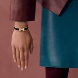  Vòng Tay Nữ Hermes Clic H 'Noir Rose Gold' 