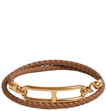  Vòng Tay Nữ Hermes Roulis Double Tour 'Gold' 
