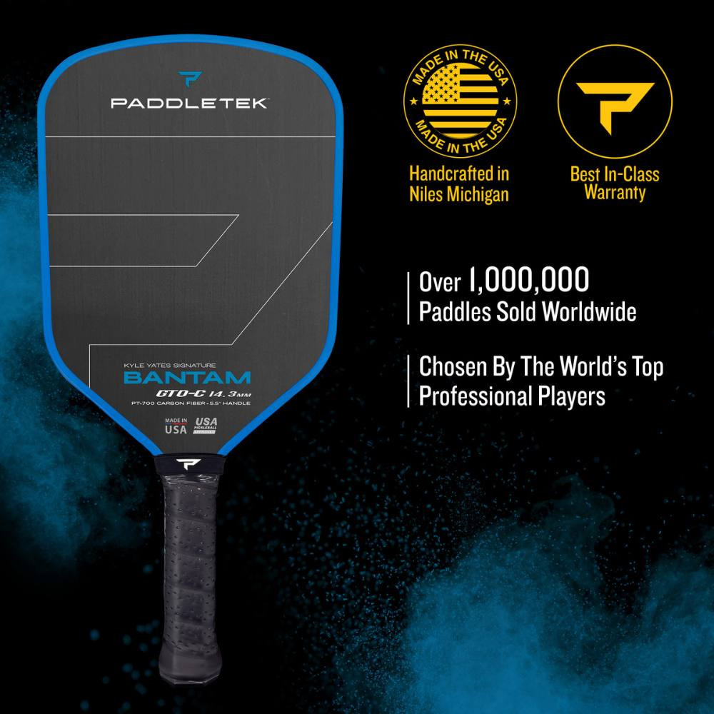  Vợt Pickleball Paddletek Bantam GTO-C 14.3 14.3mm 'Blue' 