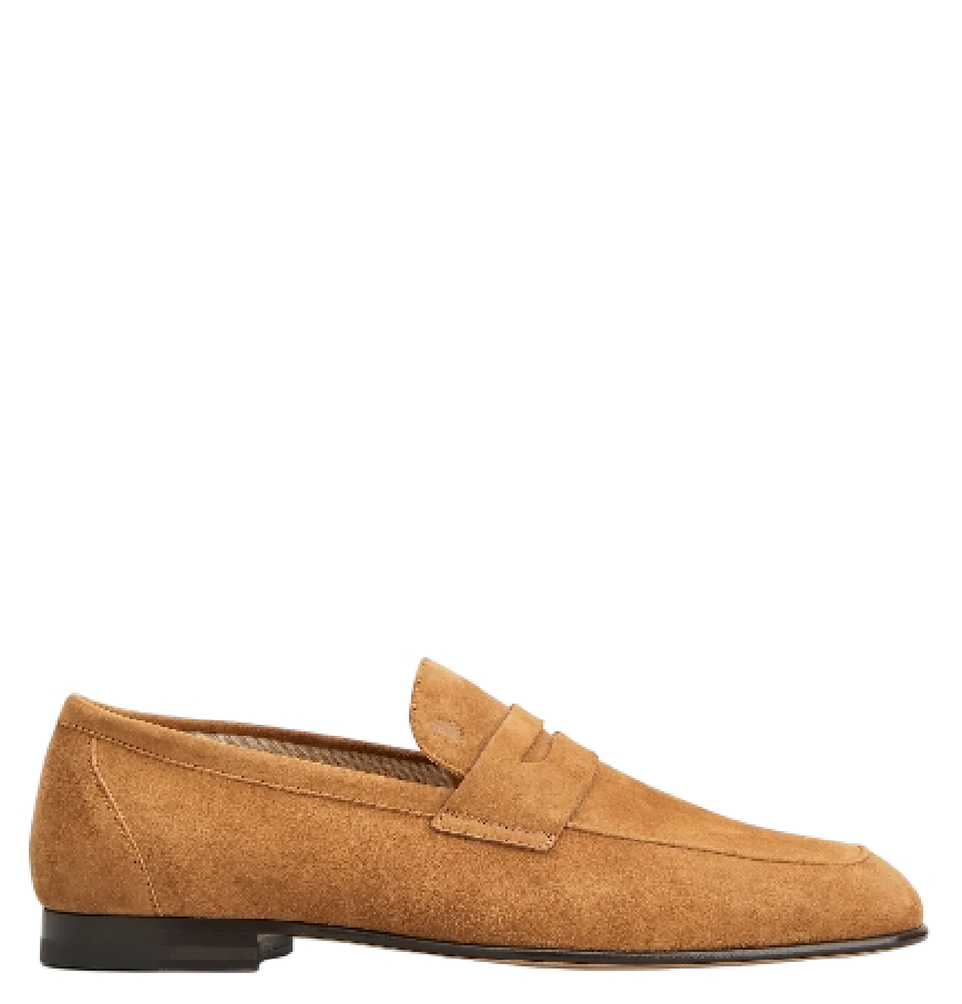  Giày Nam Tod's Loafers In Pashmy Suede 'Brown' 