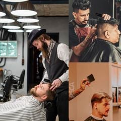 Chổi phủi tóc Kemei chuyên nghiệp đầu lông mềm giúp phủi sạch, cọ quét tóc sau khi cắt chuyên dụng cho tiệm barber - Chính hãng