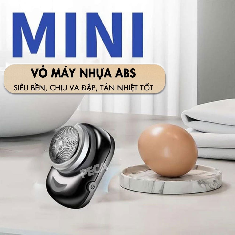 Máy cạo râu mini Kemei KM-C2 lưỡi thép không gỉ - Chính hãng