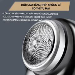 Máy cạo râu mini Kemei KM-C2 lưỡi thép không gỉ - Chính hãng