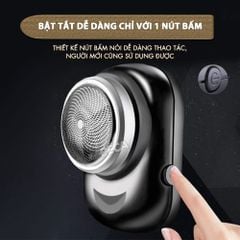 Máy cạo râu mini Kemei KM-C2 lưỡi thép không gỉ - Chính hãng