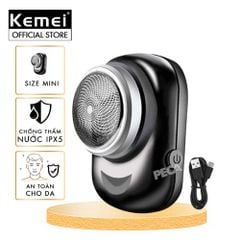 Máy cạo râu mini Kemei KM-C2 lưỡi thép không gỉ - Chính hãng