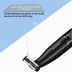 Máy tỉa lông vùng kín KEMEI KM-1903 cạo lông Body, Bikini chuyên dụng, Lưỡi kép an toàn cho da - Chính hãng