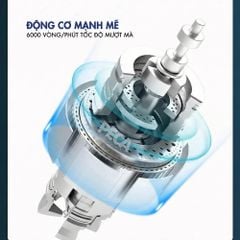 Máy tỉa lông vùng kín KEMEI KM-1903 cạo lông Body, Bikini chuyên dụng, Lưỡi kép an toàn cho da - Chính hãng