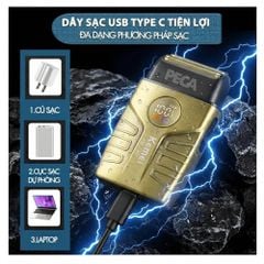 Máy cạo râu KM-T401 cao cấp Tích hợp đèn UV diệt khuẩn, động cơ siêu tốc 10.000 RPM cạo sạch sâu - Chính hãng