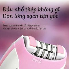 Máy tẩy lông Kemei KM-188 tẩy nhổ lông toàn thân, dùng pin sạc chuyên nghiệp - Hàng chính hãng
