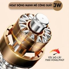 Máy cạo lông mặt KEMEI KM-151 2 Trong 1 Mini - Máy tỉa lông mày, Cạo ria mép êm ái & Sạc USB tiện lợi - Chính hãng