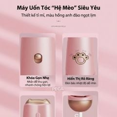 Máy uốn tóc sóng nước KEMEI KM-1233 tạo kiểu Hippie cá tính 4 mức nhiệt độ, size uốn 32mm - Chính hãng