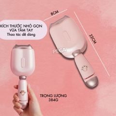 Máy uốn tóc sóng nước KEMEI KM-1233 tạo kiểu Hippie cá tính 4 mức nhiệt độ, size uốn 32mm - Chính hãng