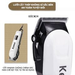 Tông đơ cắt tóc cắm điện trực tiếp KEMEI KM-809C chuyên nghiệp công suất mạnh 5W - Chính hãng