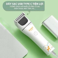 Tông đơ cắt tóc trẻ em Kemei KM-569 công suất mạnh 2W có thể dùng được cho trẻ sơ sinh - Bảo hành chính hãng 12 tháng