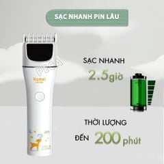 Tông đơ cắt tóc trẻ em Kemei KM-569 công suất mạnh 2W có thể dùng được cho trẻ sơ sinh - Bảo hành chính hãng 12 tháng