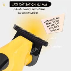 Tông đơ chấn viền Kemei KM-1743 lưỡi cắt mạ carbon cao cấp công suất 5W - Chính hãng