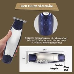 Tông đơ chấn viền sắc nét Kemei KM 5021 nhỏ gọn tiện lợi có thể cạo đầu, tạo kiểu tóc - Chính hãng