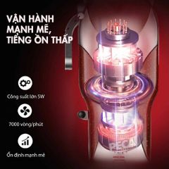 Tông đơ cắt tóc chuyên nghiệp KM-1753 công suất 5W, cần gạt điều chỉnh 3 mức độ - Chính hãng