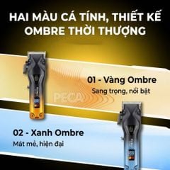 Tông đơ cắt tóc chuyên nghiệp Kemei KM-1781 động cơ không chổi than, màn hình LED - Chính Hãng