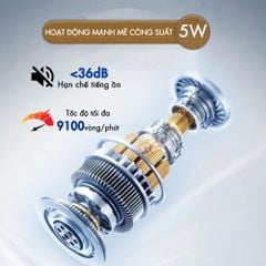 Tông đơ KEMEI KM-1798 Cao cấp Tốc độ max 9100 RPM, Lưỡi Ceramic chống nóng & Kèm đế sạc - Chính hãng