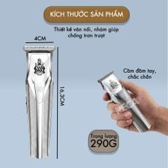 Tông đơ chấn viền KEMEI KM-1771 Công suất mạnh 8W, Cạo sát chân & Kẻ vạch cực nét - Chính hãng