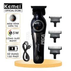 Tông đơ chấn viền KEMEI KM-1784 Motor 7200 RPM, màn hình LCD tiện lợi - Chính Hãng