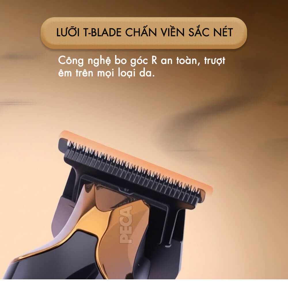 Tông đơ chấn viền Kemei KM-291 màn hình LCD cao cấp - Pin 150 phút, động cơ 7000 vòng/phút - Chính hãng