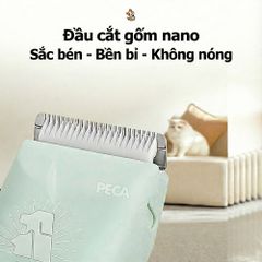Máy cạo lông chó mèo KEMEI KM-CW2105 đa năng - Tích hợp đầu tỉa nhỏ & Đầu mài móng tiện lợi - Chính hãng