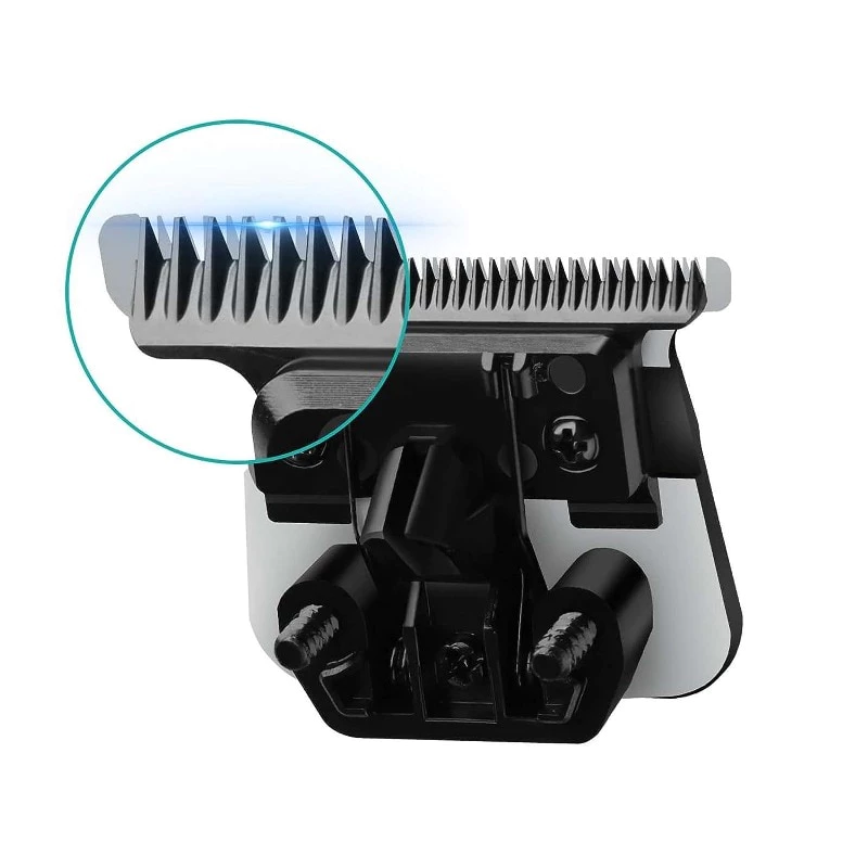 Bộ lưỡi tông đơ chấn viền thay thế cho Kemei KM-2299 bằng thép không gỉ mạ DLC chuyên dụng - Chính hãng