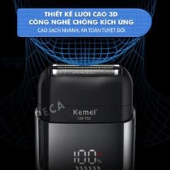 Lưỡi thay thế máy cạo râu Kemei KM-T82 không gỉ bộ gồm 2 lưới và 2 lưỡi thay cho 1 máy- Chính hãng