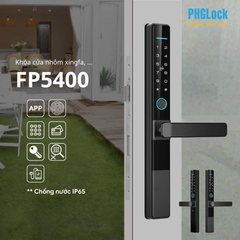 Khóa vân tay cửa nhôm 2 chiều FP5400