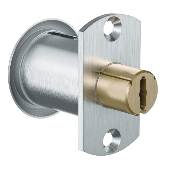  EVVA 4KS - Push Cylinder - Khóa Nhấn Cho Nội Thất Cửa Lùa Gỗ, Kim Loại Ø22mm - EVPC4KS-DRZ22 