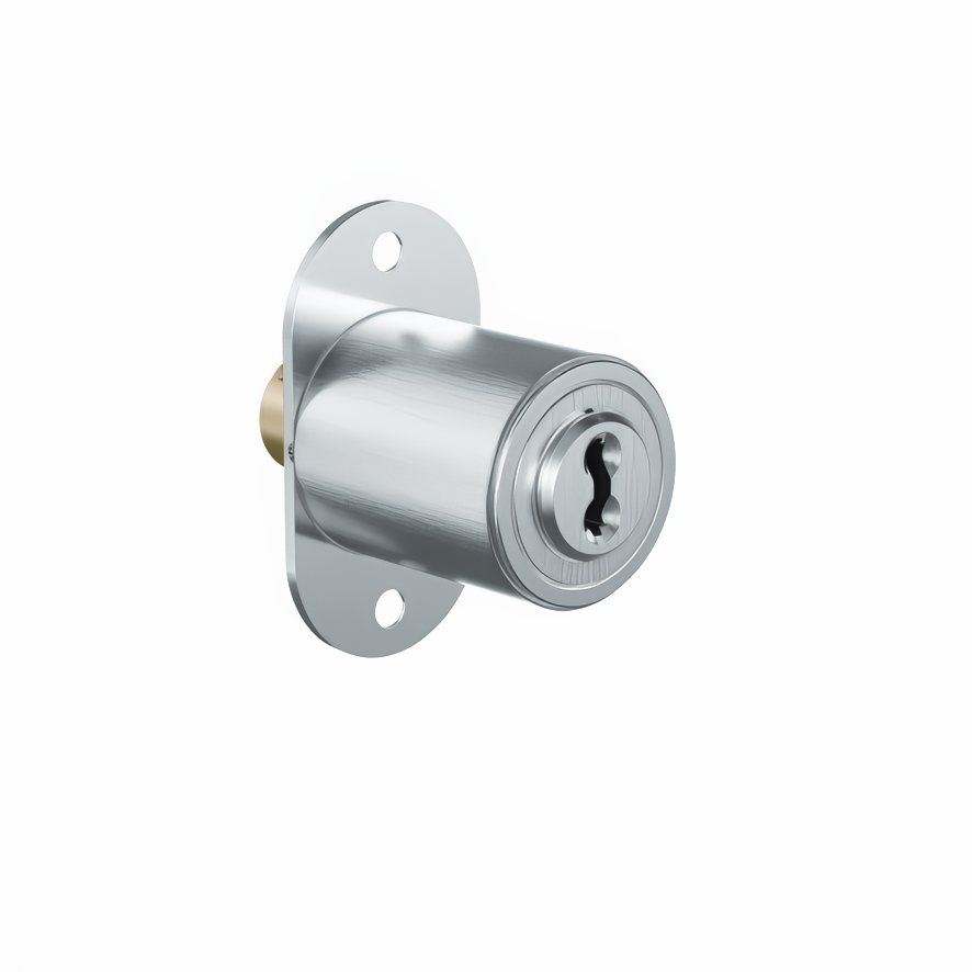  EVVA 4KS - Push Cylinder - Khóa Nhấn Cho Nội Thất Cửa Lùa Gỗ, Kim Loại Ø25mm - EVPC4KS-DRZ25 