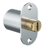  EVVA 4KS - Push Cylinder - Khóa Nhấn Cho Nội Thất Cửa Lùa Gỗ, Kim Loại Ø25mm - EVPC4KS-DRZ25 