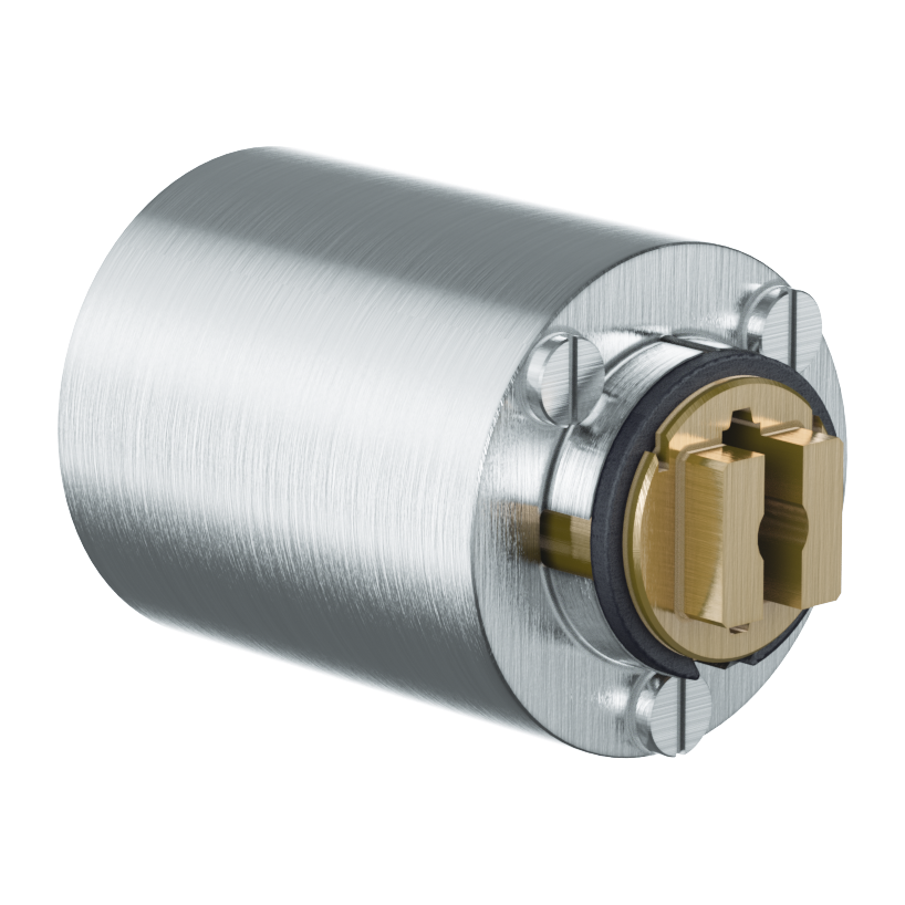  EVVA 4KS - Khóa Tủ Nội Thất, Cửa Tủ, Ngăn Kéo Ø22mm Trục Quay Ngắn - EVFC4KS-MR22K 