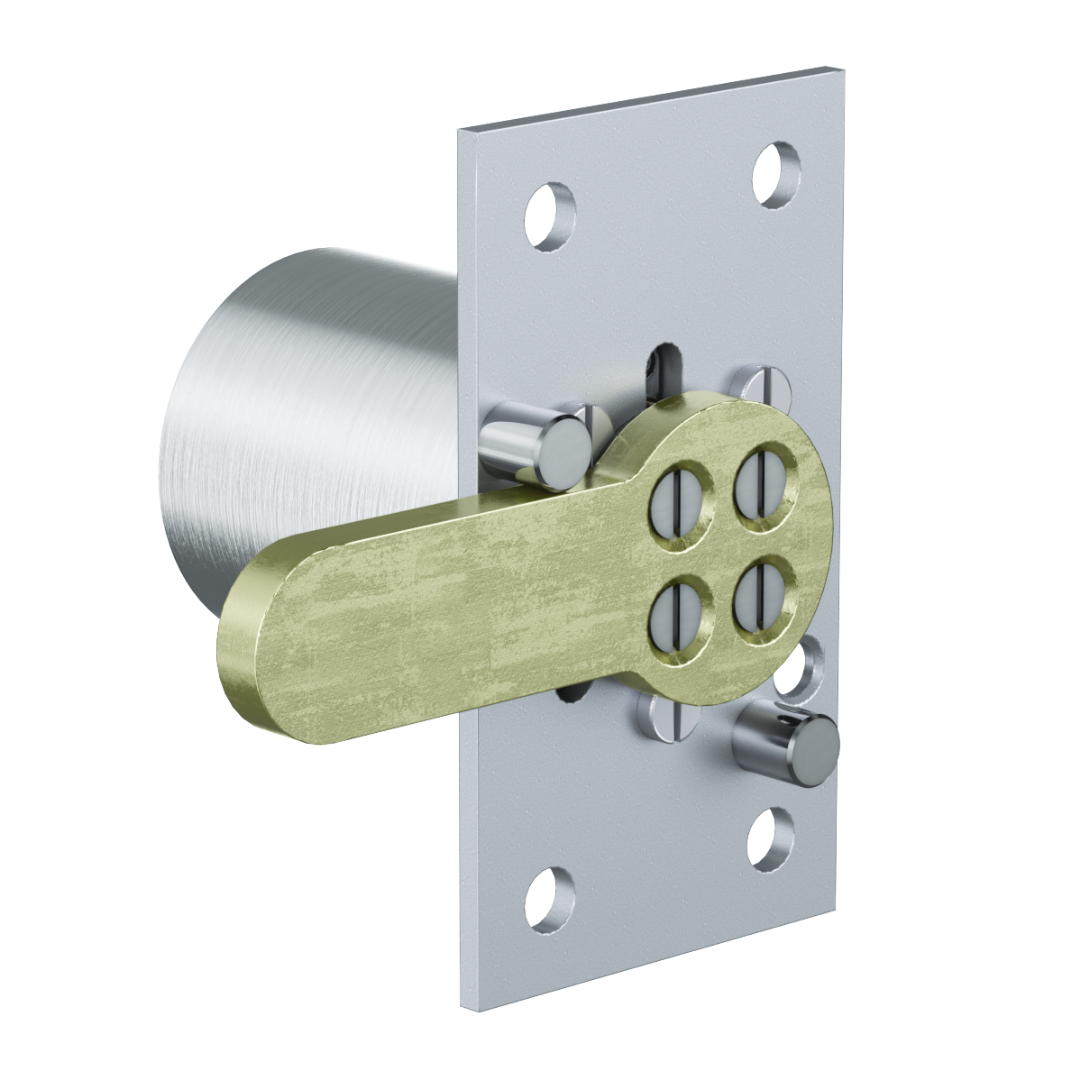  EVVA 4KS - Khóa Tủ Cam Lock Ø22mm - EVCL4KS-MR22R 