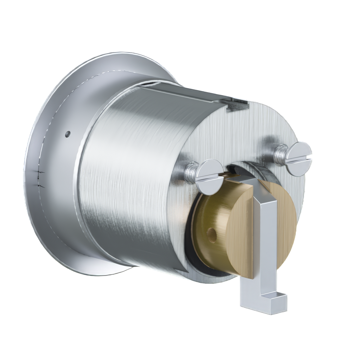  EVVA 4KS - Khóa Tủ Nội Thất, Cửa Tủ, Ngăn Kéo Ø25mm - EVFC4KS-MR25 