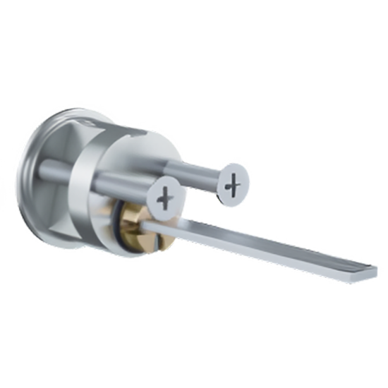  EVVA ICS - Rim Lock - AZ28.AZL - Ruột Khóa Lắp Nổi 