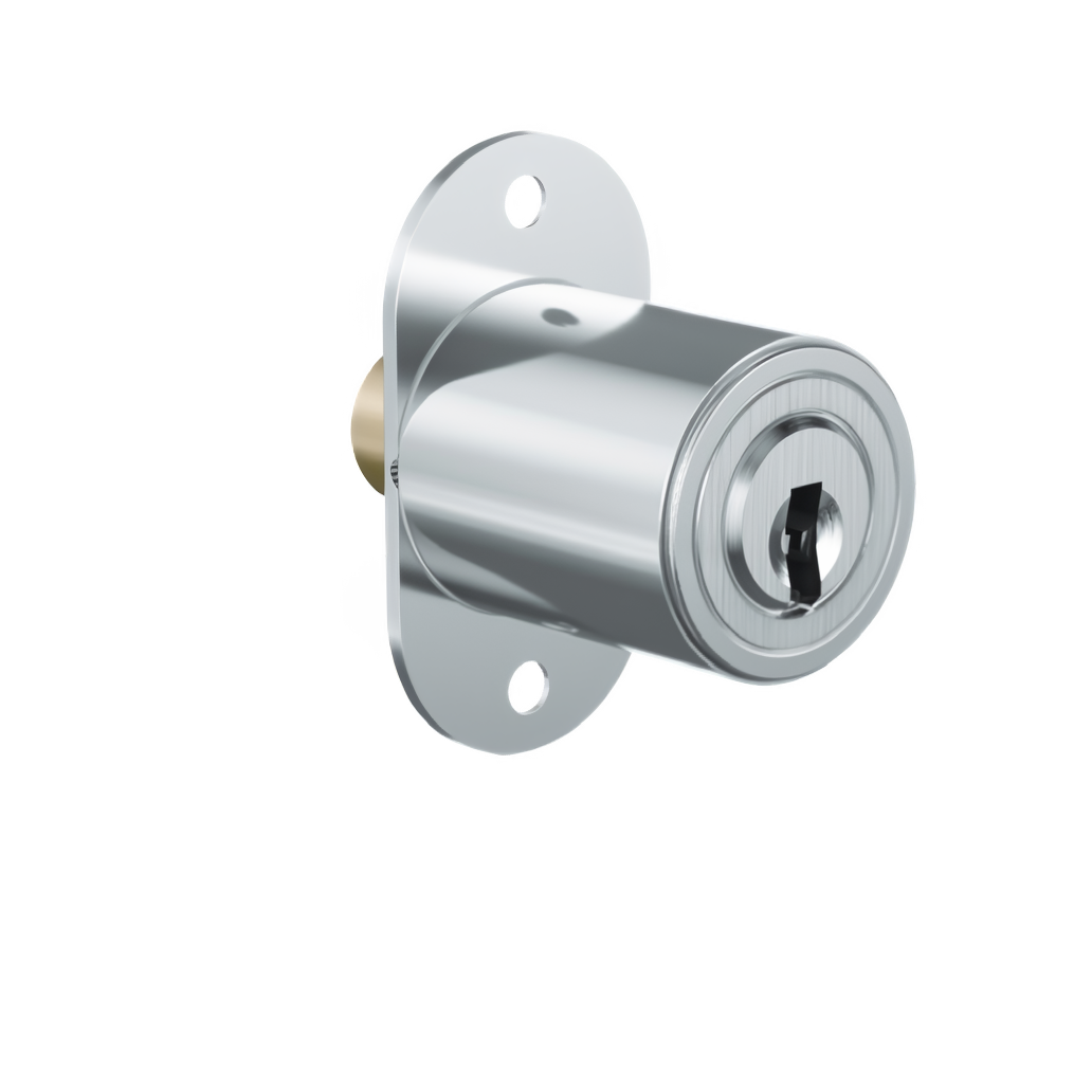  EVVA ICS - Push Cylinder - Khóa Nhấn Cho Nội Thất Cửa Lùa Gỗ, Kim Loại Ø25mm - EVPCICS-DRZ25 