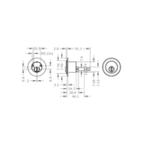  EVVA MCS - Rim Cylinder Cho EVVA Rim Locks - EVAIMCS-AZ28-AZ 