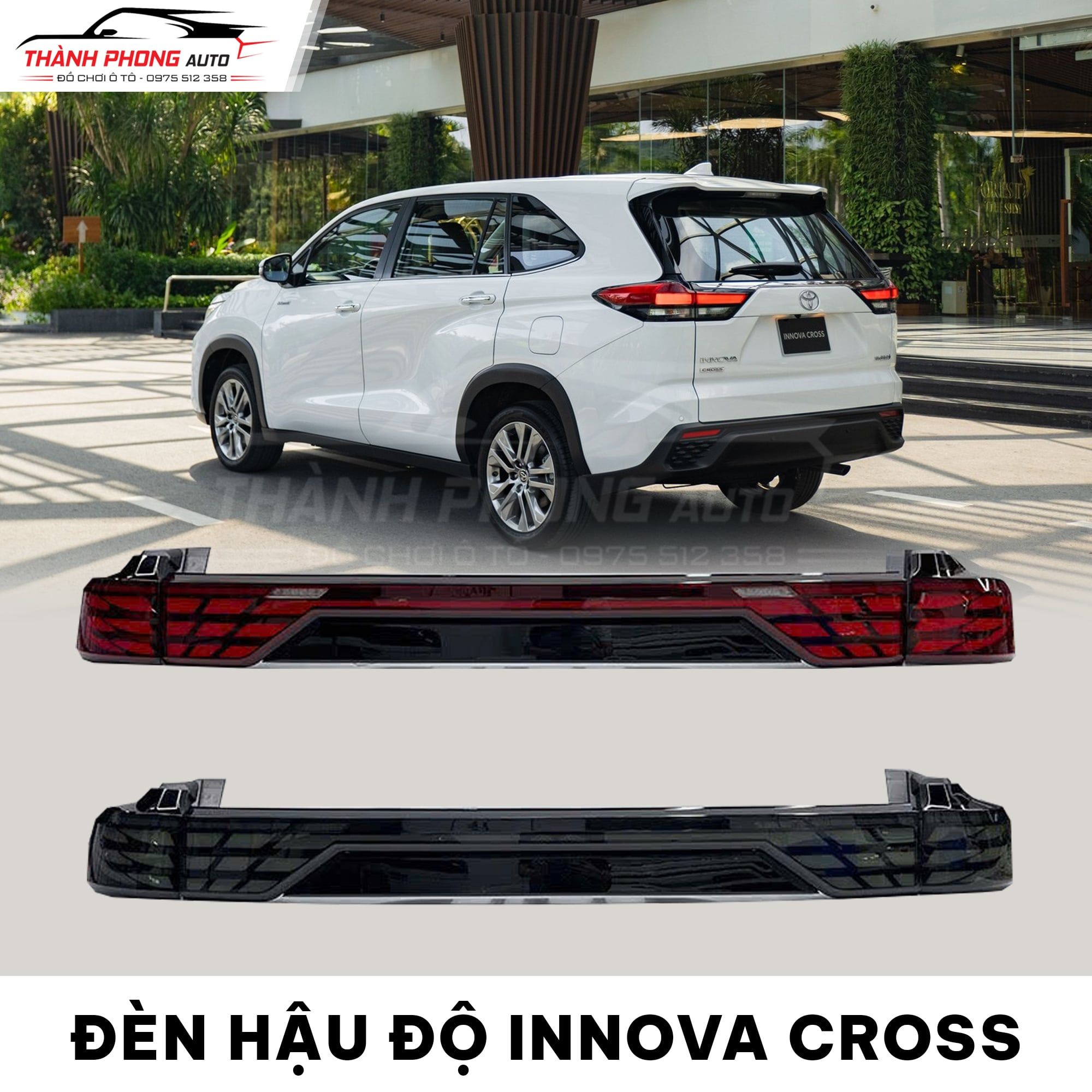  Đèn Hậu Độ Nguyên Cụm Cho Toyota Innova Cross 