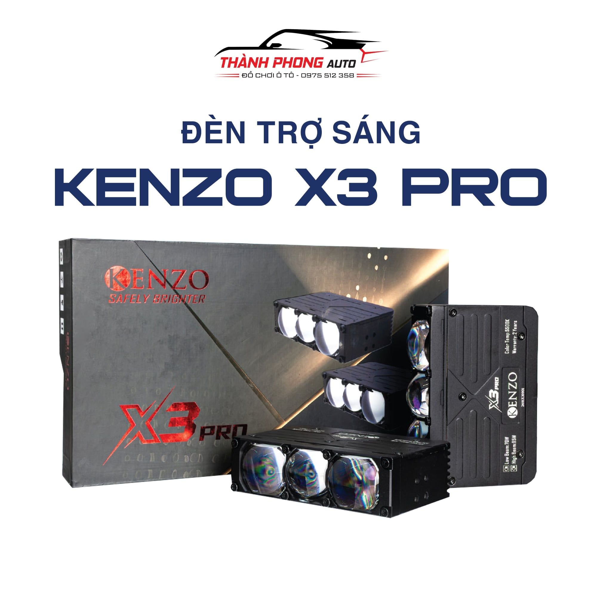 Đèn Trợ Sáng Kenzo X3 Pro 