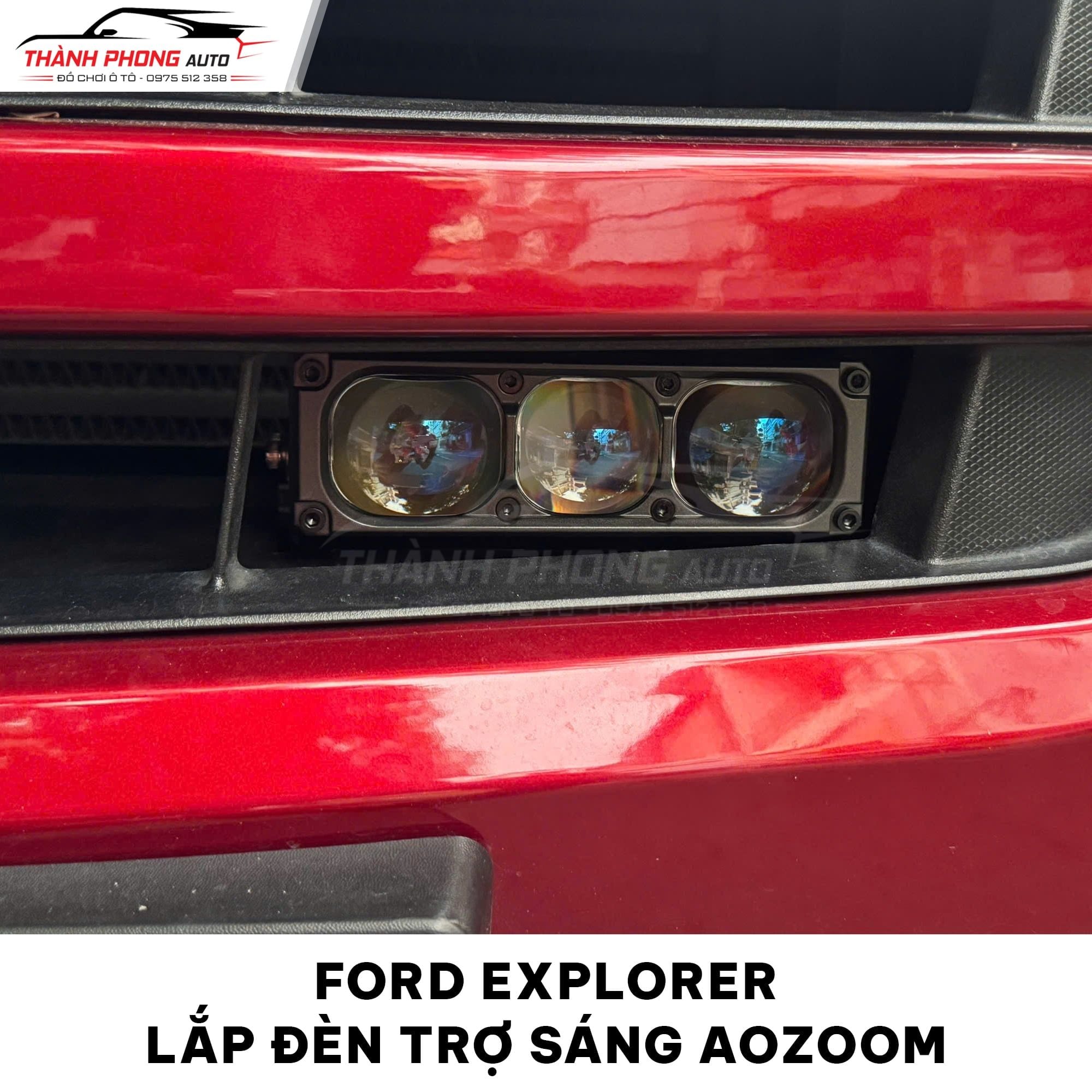  Ford Explorer Lắp Đèn Trợ Sáng AOZOOM EX3 